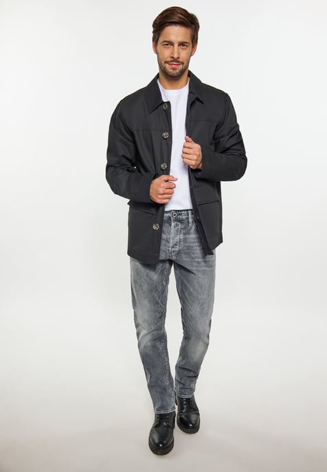 Dreimaster Jacke Herren schwarz - Image 2