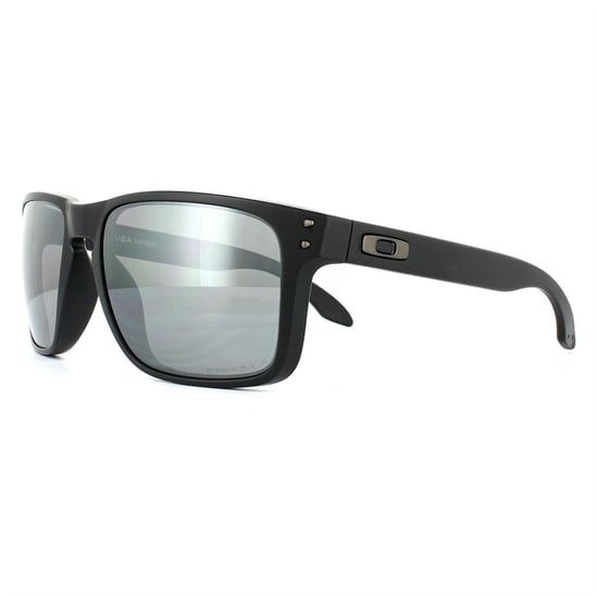 Lunettes De Soleil Oakley Holbrook XL OO9417-05 Mat Noir Prizme Noir Polarisé - Image 2
