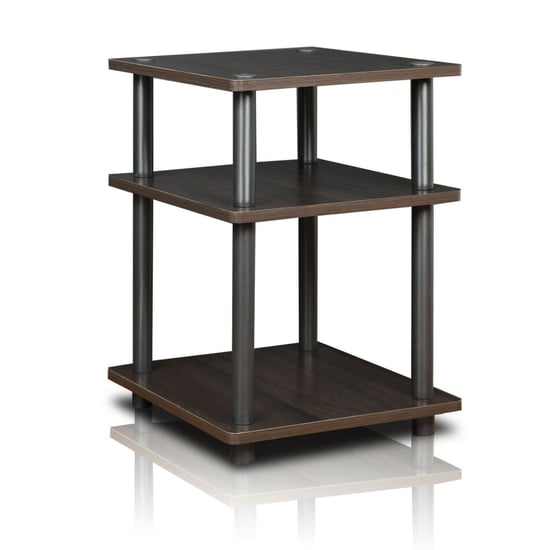 Furinno Turn-N-Tube Easy Assembly Multipurpose Shelf, Espresso