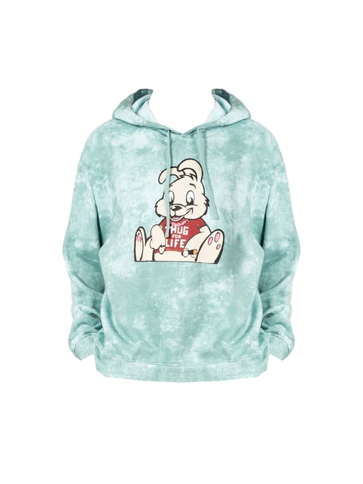 Guess x Brandalised Sweatshirt Leon Bunny Herren grün - Image 1