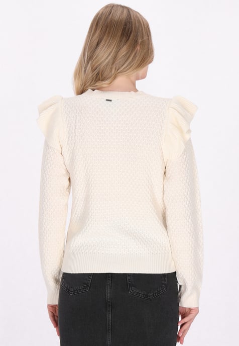 Dreimaster Cardigan Damen Weiss - Image 4