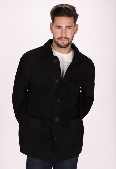 Dreimaster Jacke Herren schwarz - Image 3