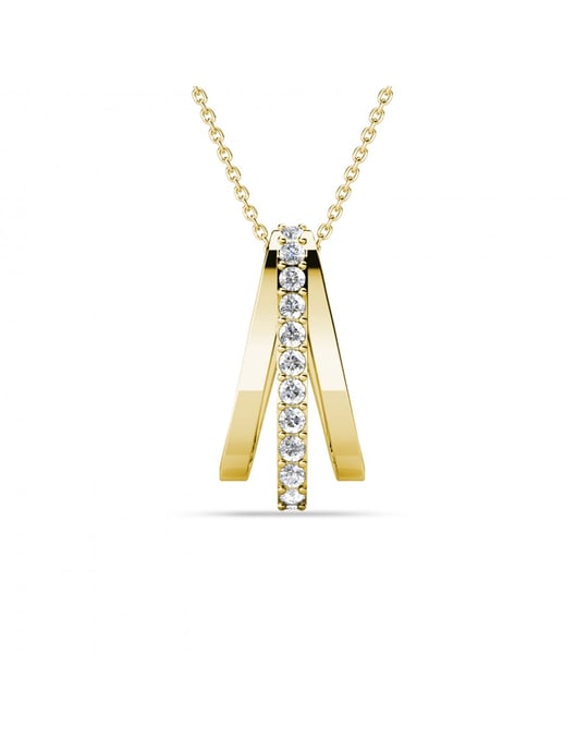 Aurielle-Anhänger - Gold und Kristall - Image 1