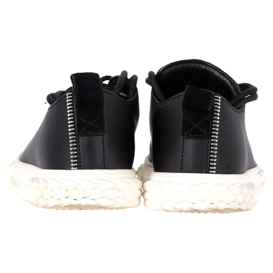 Giuseppe Zanotti Blabber Low-Top Sneaker aus schwarzem Leder - Image 5
