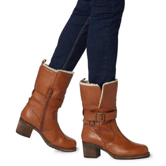 Dune Ladies ROKOKO Borg Collar Calf Boots