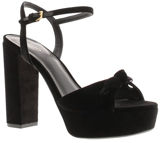 Ted Baker Womens Sandals Kayvi Heels Platform Block Heeled Adjustable Black