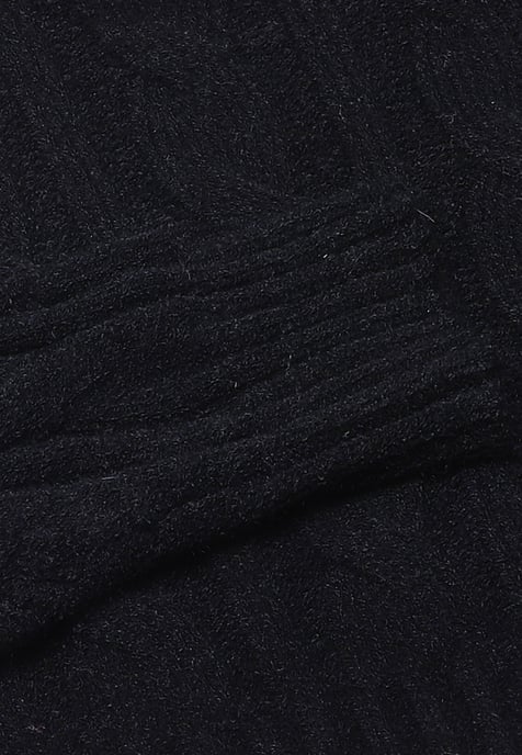 Mymo Rollkragenpullover Damen schwarz - Image 3