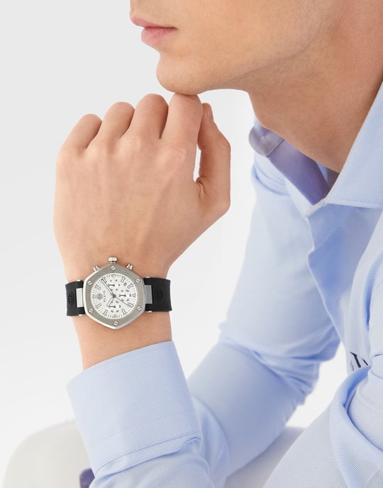 Philipp Plein The Hexagon Chrono Herren Schwarze Uhr PWZBA0123 - Image 3
