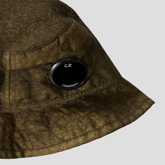 Zubehör C.P. Company Co-Ted Bucket Hat in Grün - Image 2