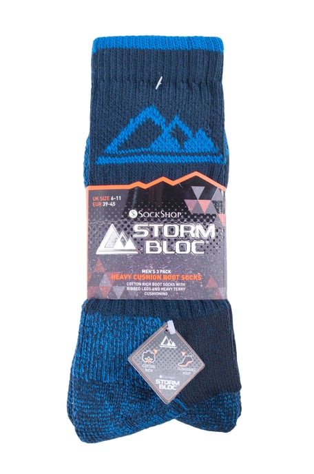 3 Paar Herren Heavy gepolstert atmungsaktiv Outdoor Baumwolle Wandern Socken - Image 2