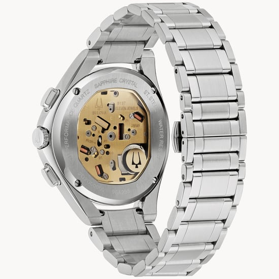 Bulova Curv Herren Silberne Uhr 96A298 - Image 2