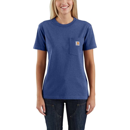 Carhartt Womens Pocket Workwear Ribknit Short Sleeve T-Shirt