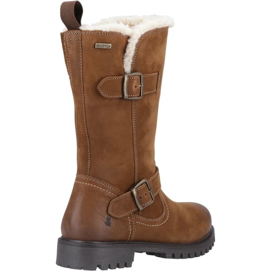 Hush Puppies Winnie Leder Damen Tan Stiefel - Image 2