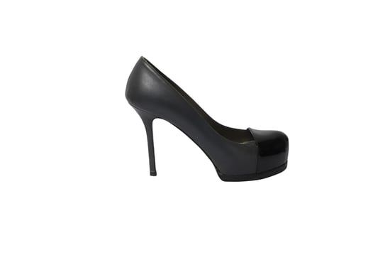 Saint Laurent Pumps aus schwarzem Leder - Image 1