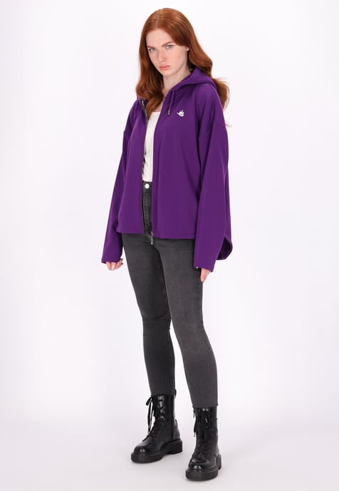 Dreimaster Sweatshirt Damen Dunkellila - Image 2
