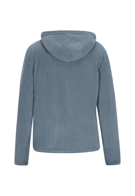 Mo Fleecejacke Herren Türkis Grau - Image 2