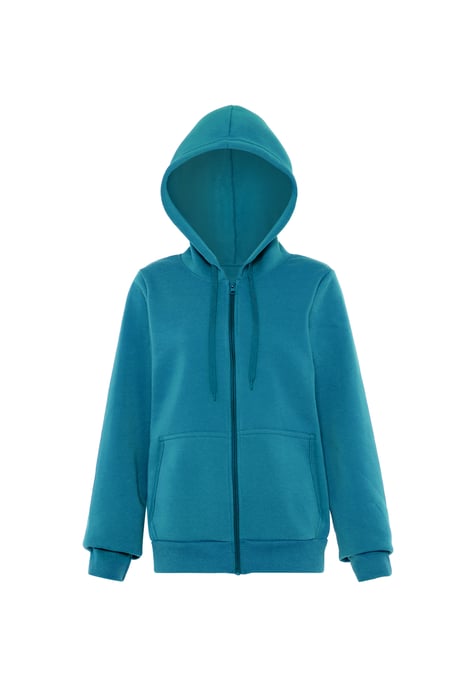 Mymo Kapuzenjacke Damen blau - Image 1