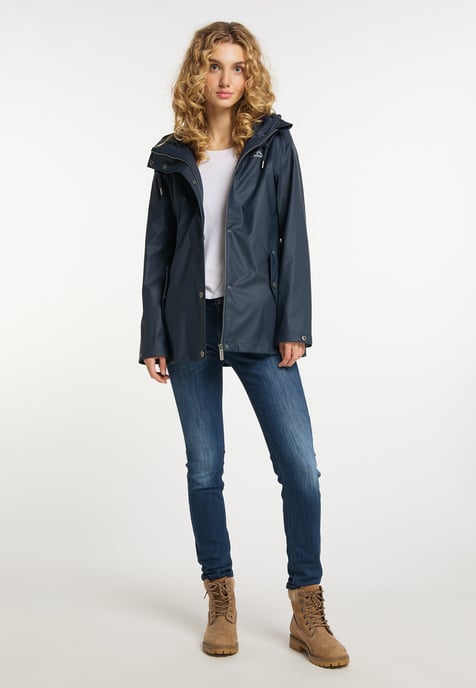 ICEBOUND Serie urbaner Regen 3 in 1 Regenjacke Damen dunkelmarin - Image 2