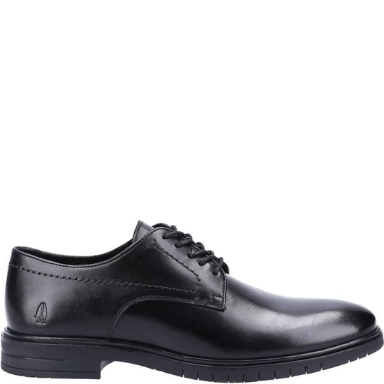 Hush Puppies Mens Sterling Leather Shoes (Black)