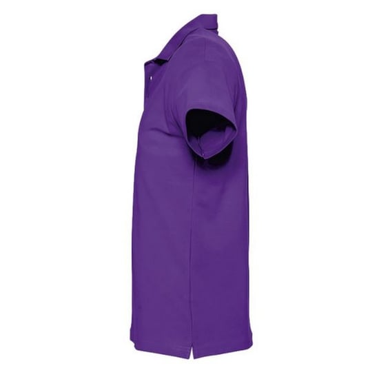 SOLS Mens Spring II Kurzarm-Poloshirt in schwerer Ausführung (dunkelviolett) - Image 3