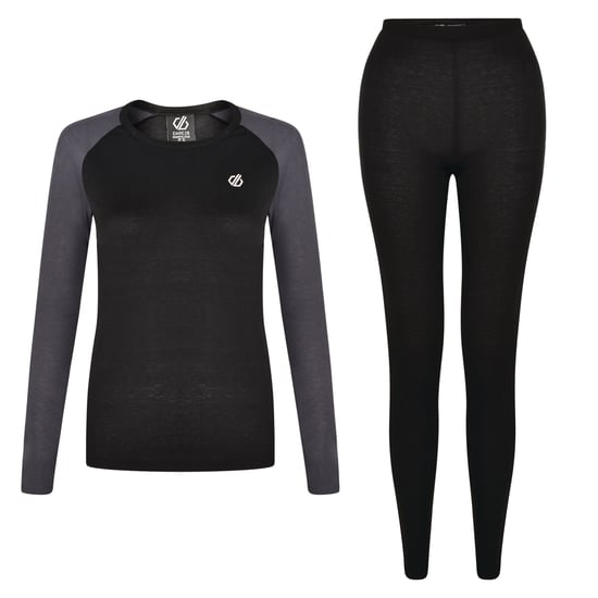 Dare 2B Womens/Ladies Exchange III Two Tone Base Layer Set (Black/Ebony)