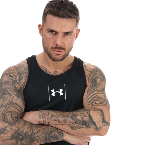 Herren Under Armour UA Speed Stride Shock Weste in Schwarz - Image 4