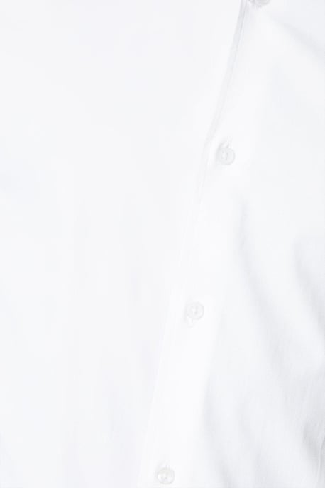 White Skinny Fit Long Sleeve Easy Iron Shirt - Image 5