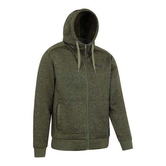 Mountain Warehouse Herren Nevis II Kunstpelz Hoodie (Grün) - Image 4