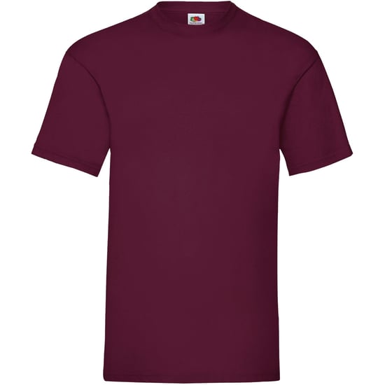 Fruit Of The Loom | Mens Crew Neck Kurzarm T-Shirt-Burgundy (5 Pack) - Image 2