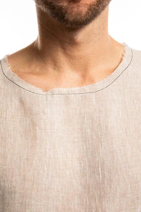 Takeshy Kurosawa T-shirt Lino Men's Beige
