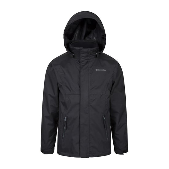 Mountain Warehouse Childrens/Kids Bracken Extreme 3 In 1 Wasserdichte Jacke (Schwarz) - Image 1