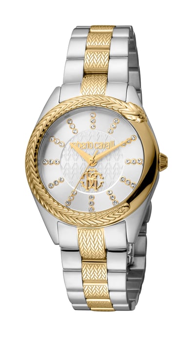 RC5L038M0085 Roberto Cavalli 4894626190025 Damen Quarz Edelstahl Silber 5 ATM 32 mm Uhr - Image 1