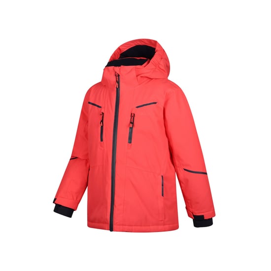 Mountain Warehouse Slalom Extreme wasserdichte Skijacke für Kinder (Fiery Coral) - Image 3