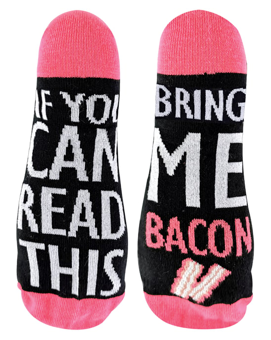 Wenn Sie diese Socken lesen können, bringen Sie mir Socken mit Speck - Image 1