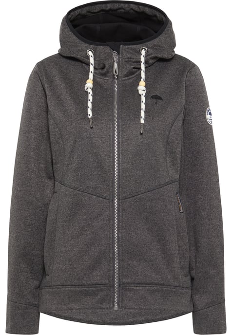 Schmuddelwedda Funktionsjacke Damen grau melange - Image 1