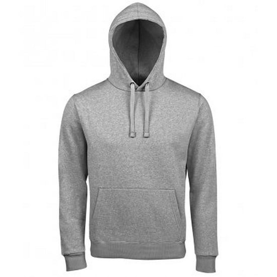 SOLS Unisex Erwachsene Spencer Sweatshirt mit Kapuze (Grau meliert) - Image 1