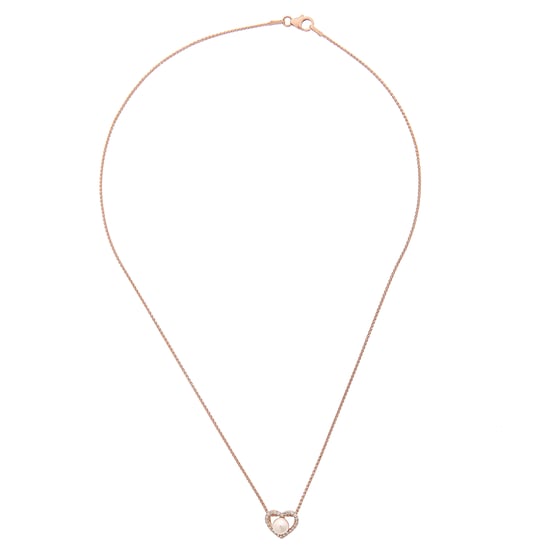 Orphelia 'Alberte' Damen Kette aus 925er Sterlingsilber mit Anhänger - Rosé ZH-7233/RG - Image 1