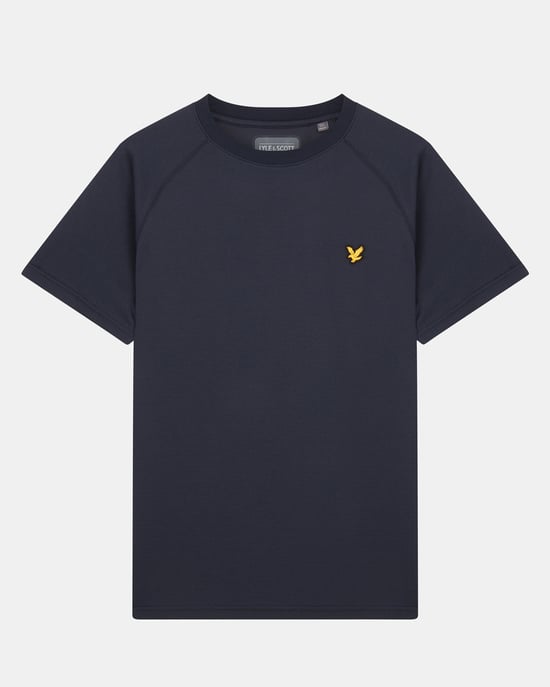 Lyle & Scott Sports Core Raglan T-Shirt in Marineblau - Image 5