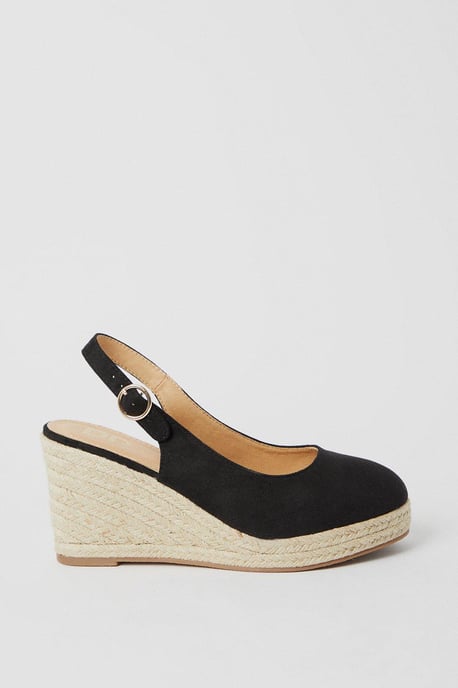 Wide Fit Riya Slingback Wedges - Image 2