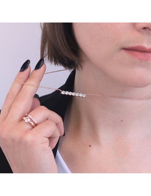 Prestige Ring - Roségold und Kristall - Image 6