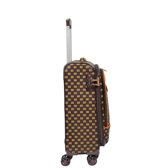 Brown lightweight cabin suitcase
