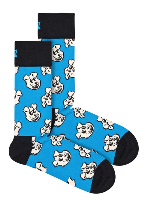 Glückliche Socken - Neuheit Hund Design Socken | Großes Geschenk - Doggo - Image 1