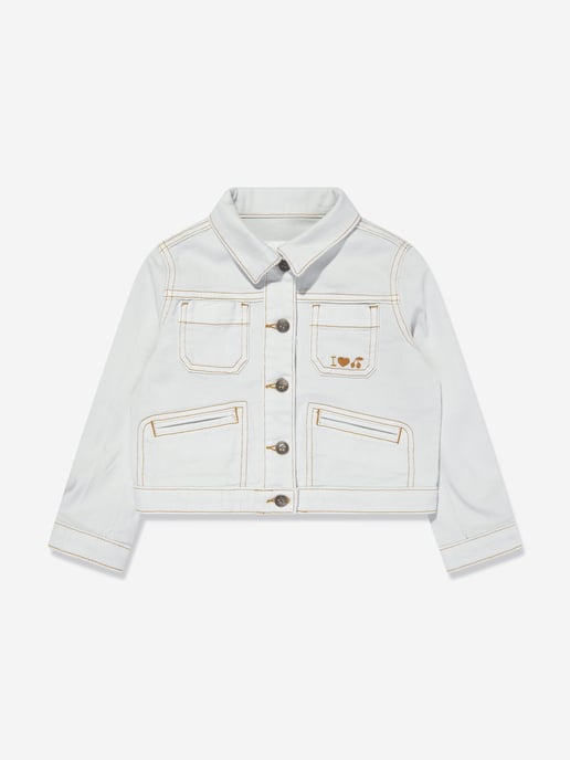 Bonpoint Girls Cassidy Jacket in Blue