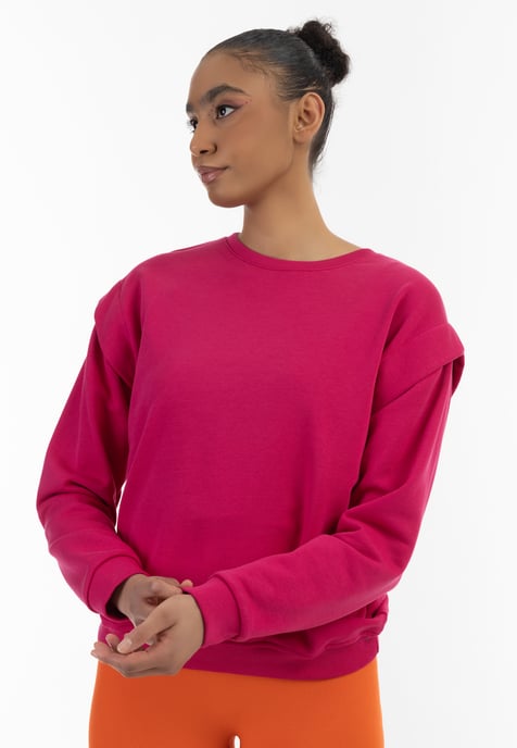 Mymo Sweatpullover Damen Rosa - Image 3