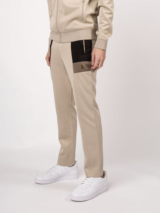 Luke 1977 Men's Cosmos 2 Straight Leg Classic Joggers in Stone