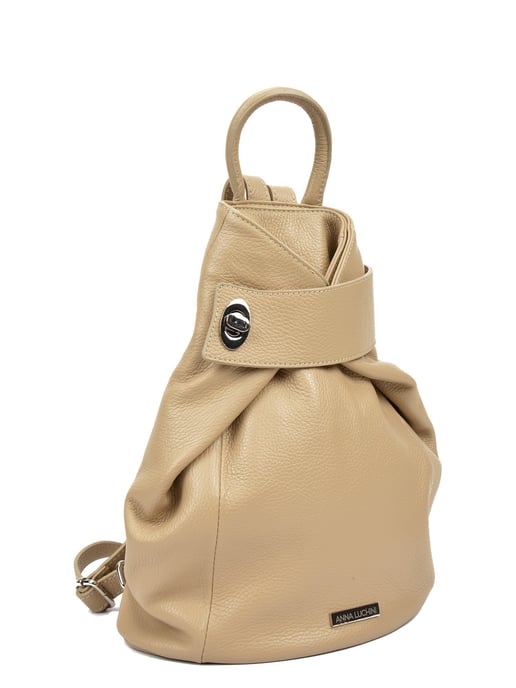 Anna Luchini SS22 AL 1083 Beige Cuir de vachette Sac - Image 4