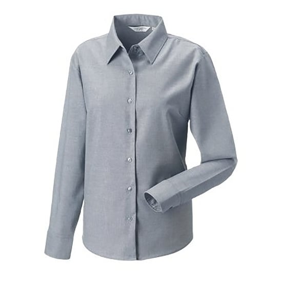 Russell Collection - Langärmelige Bluse - Damen (Silber) - Image 3