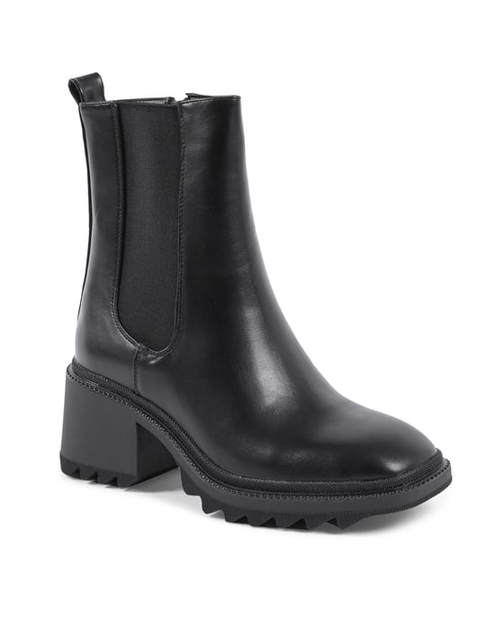 V Italia Damen Stiefeletten Schwarz 181-87 Nero - Image 2