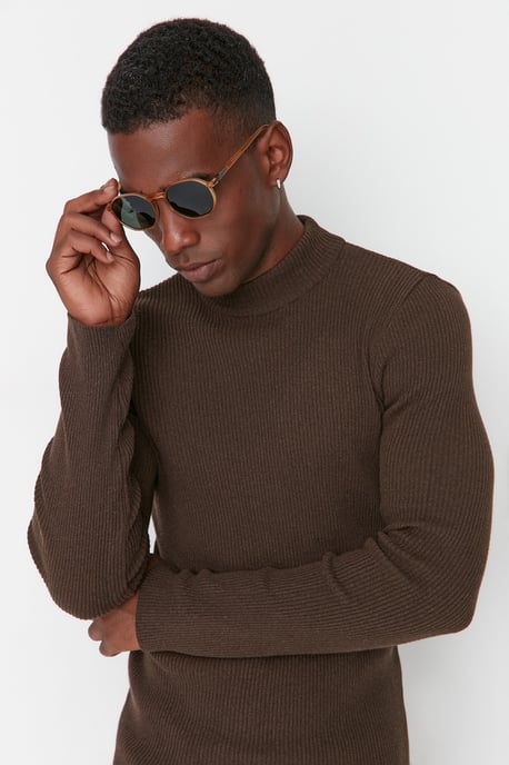 Trendyol Hommes Demi-col roulé   Chandail - Image 4