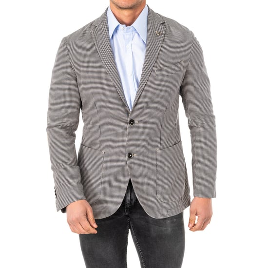 Long sleeve blazer with lapel collar HMJA01 man